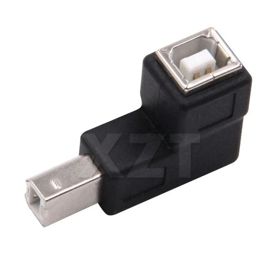 USB 2.0 úhlový adaptér 90° - Samec a samice