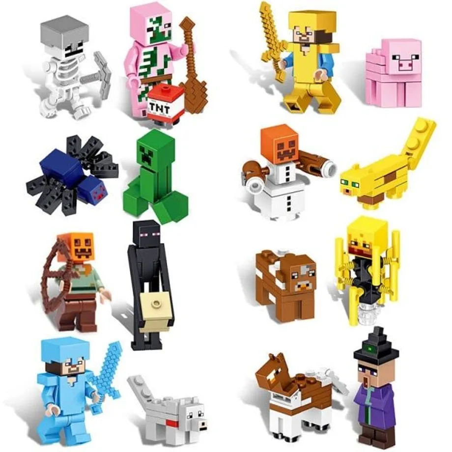 Minecraft figures to Lego 16 ks