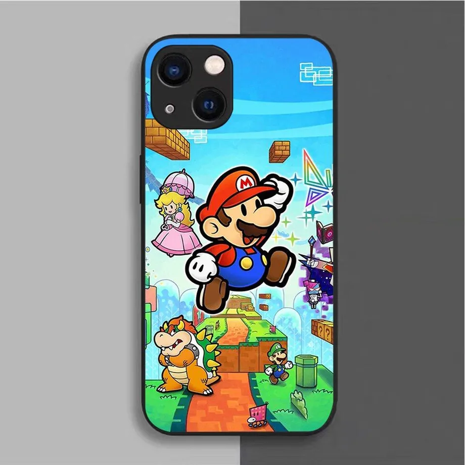 Stylový kryt na telefony Samsung s motivy animovaného Super Mario a jeho kamarádů