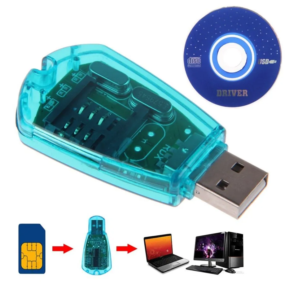 Čtečka karet SIM USB