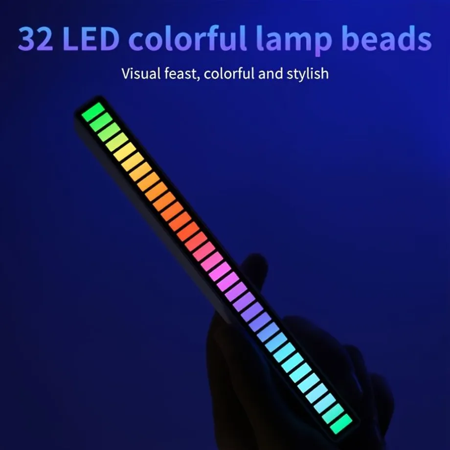 Zatanči S Barvami: Zvuková Lampa S RGB LED A Rytmem