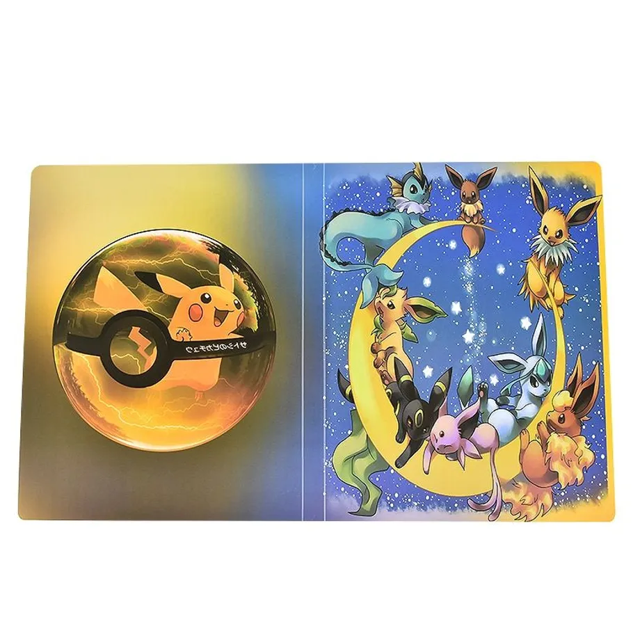 Album na herní kartičky s mnoha motivy Pokémon