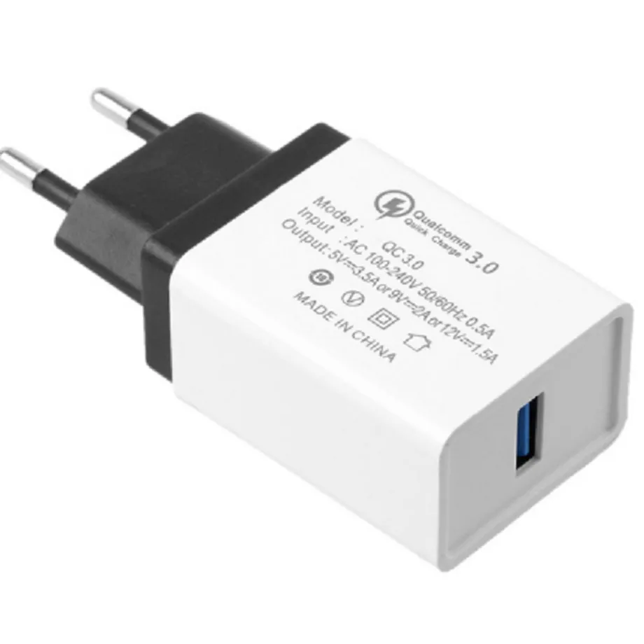 Rychlonabíjecí USB adaptér - 3 barvy