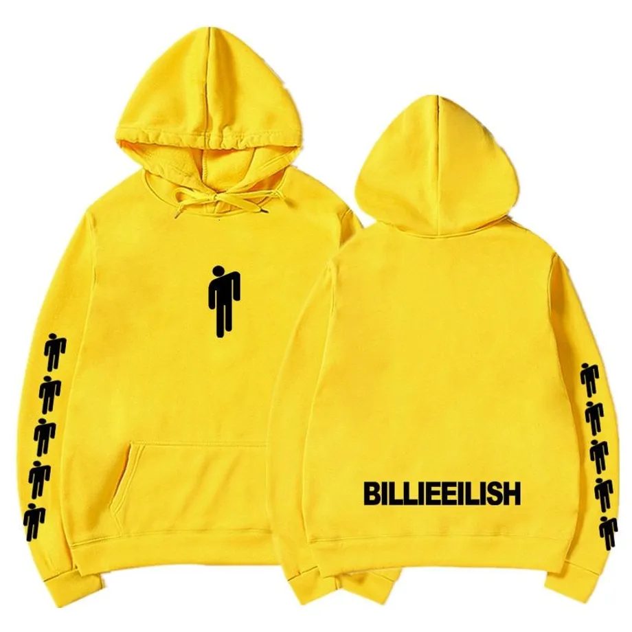 Unisex mikina Billie Eilish yellow-84 xl