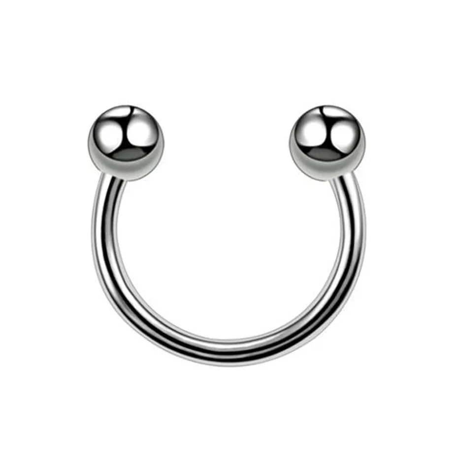 Trendy septum piercing do nosu s hrotem nebo kuličkou