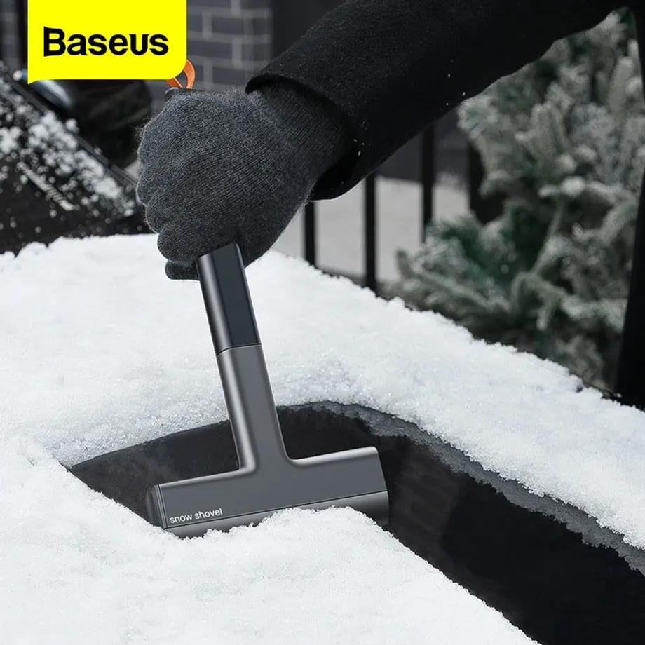 Škrabka na led na čelním skle Ice Breaker Quick Clean Glass Brush Snow Remover TPU Tool Auto Window Winter Snow Brush Shovel