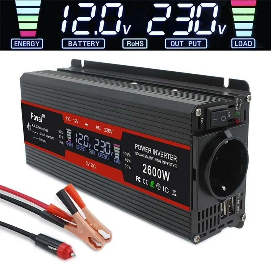 Měnič napětí 12V / 230V