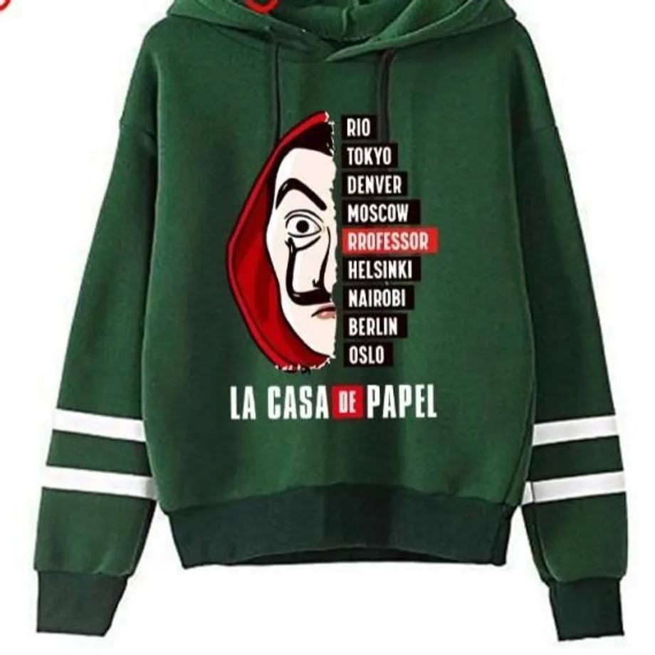 Unisex mikina Money Heist (La Casa De Papel) twgreen607 s