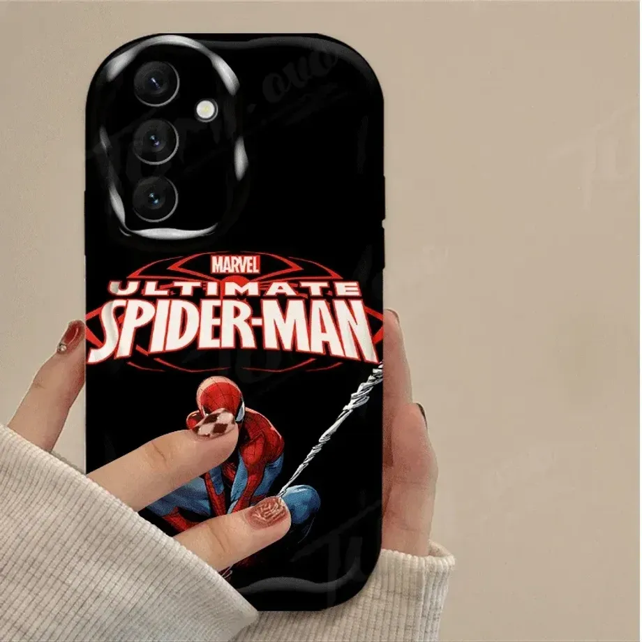 Trendy silikonový kryt s obrázky oblíbeného hrdiny Spider-man na telefony Samsung Galaxy