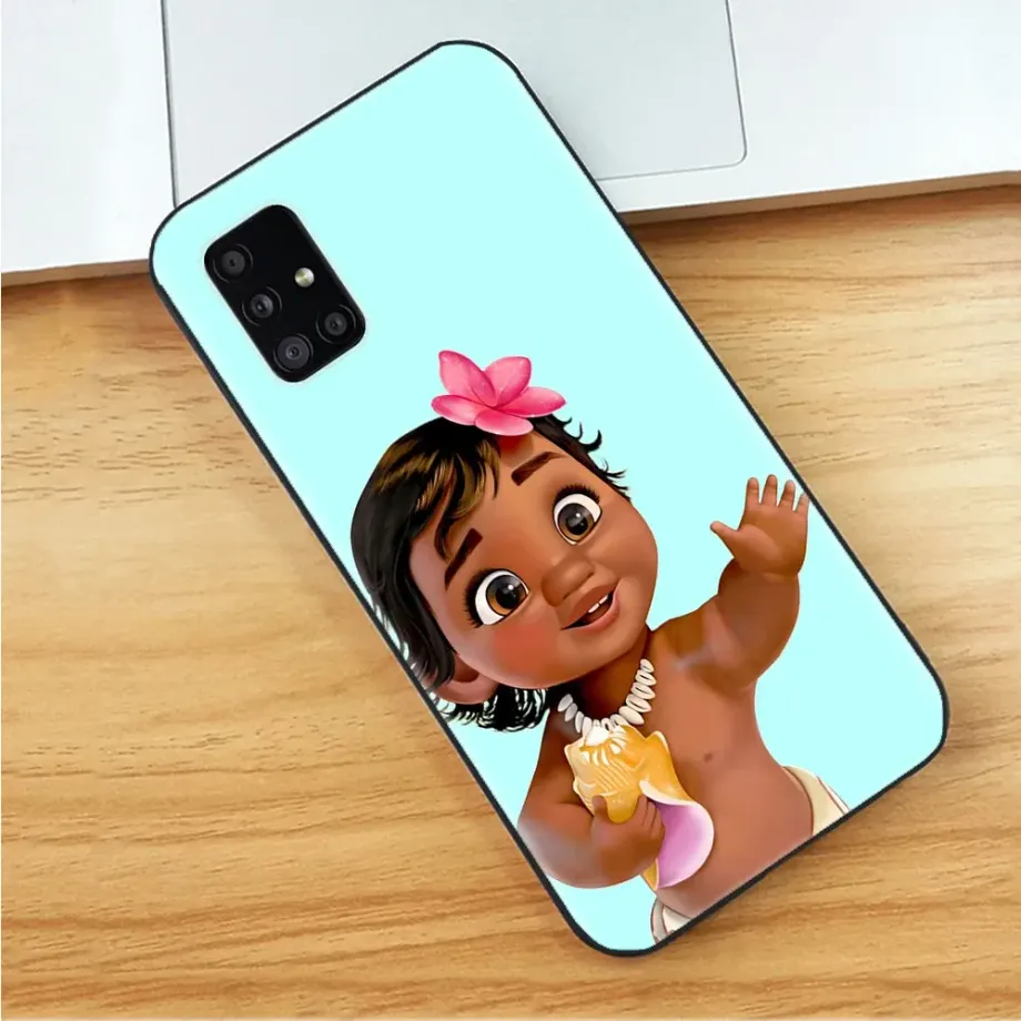 Stylový kryt na telefony samsung s motivy oblíbené pohádky Moana - Odvážná Vaiana