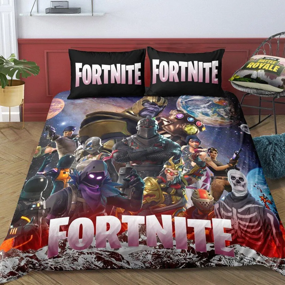 Stylové povlečení s trendy potiskem motivů Fortnite