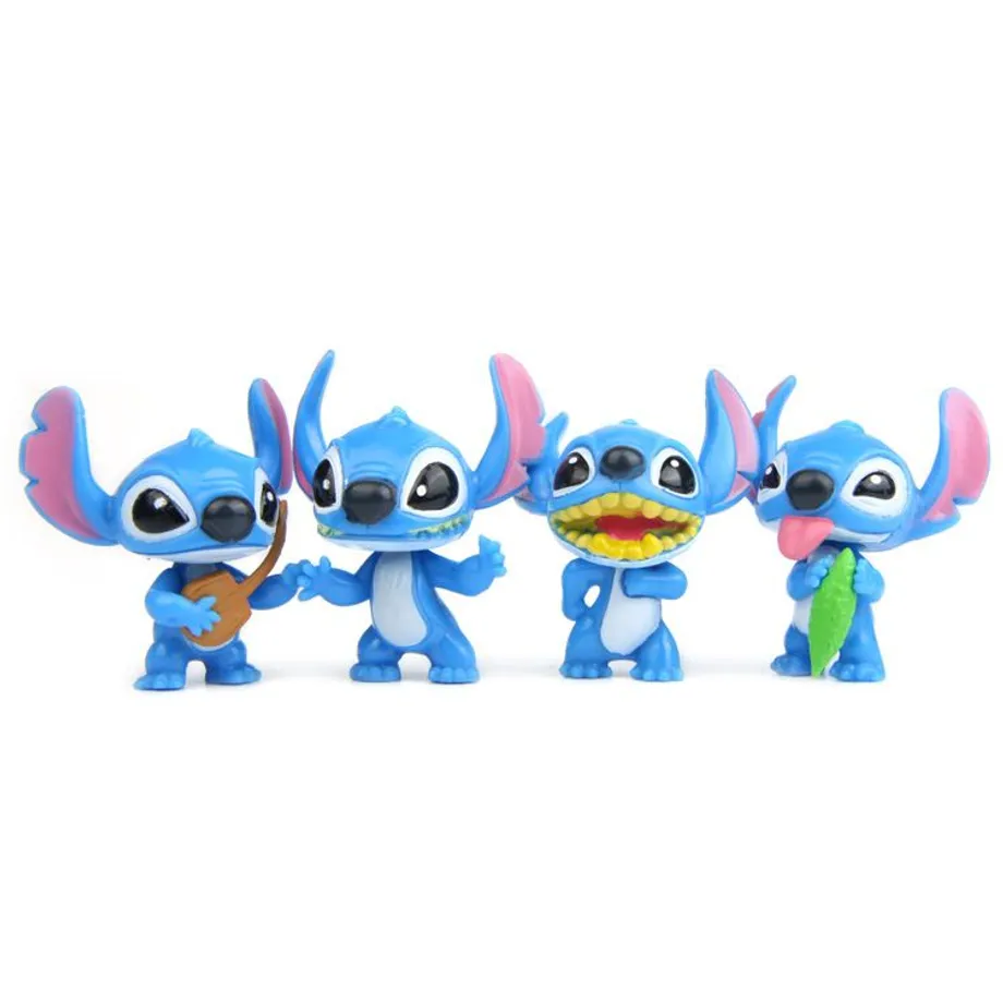 Dětská kreativní sada figurek oblíbené animované postavičky Stitch - 10 ks