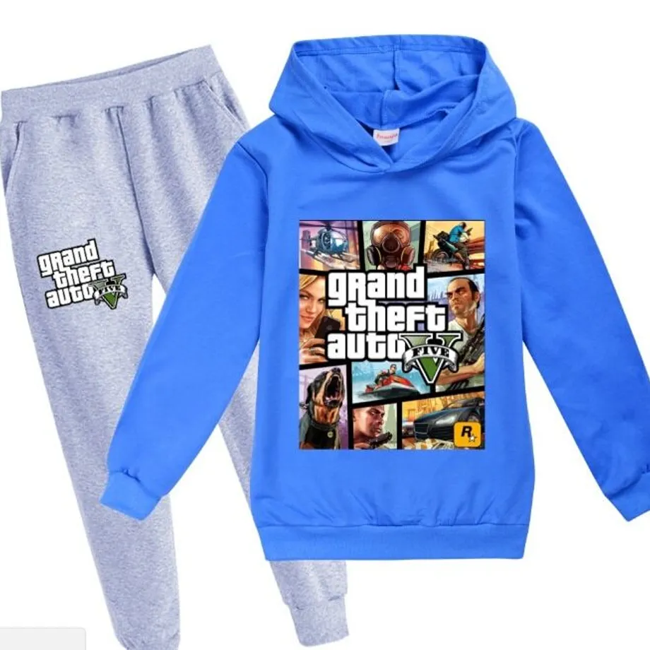 Dětská tepláková souprava s cool potiskem GTA 5 color at picture 11 2 roky