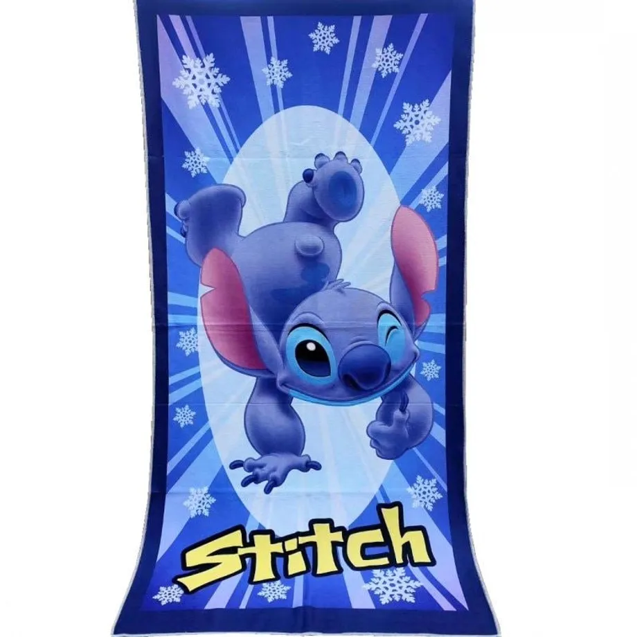 Dětská plážová osuška s úžasnými potisky Stitch postaviček 13