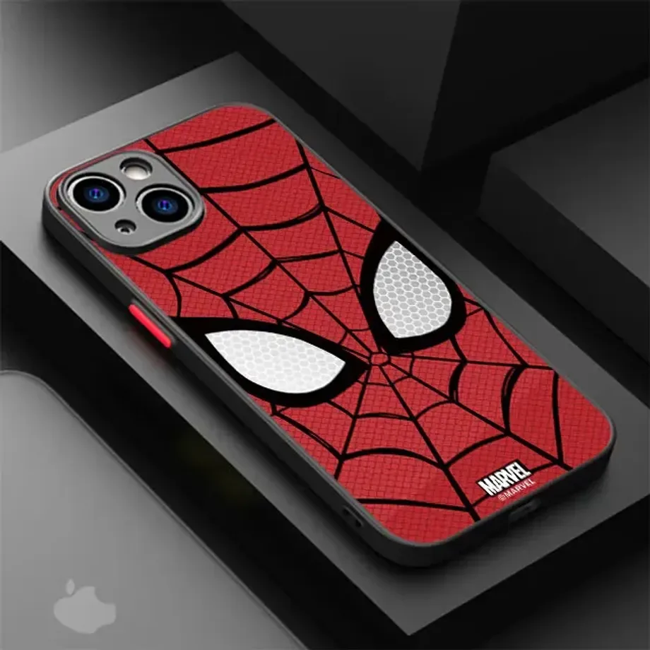 Silikonový kryt s obrázky oblíbeného hrdiny Spider-man na telefony iPhone