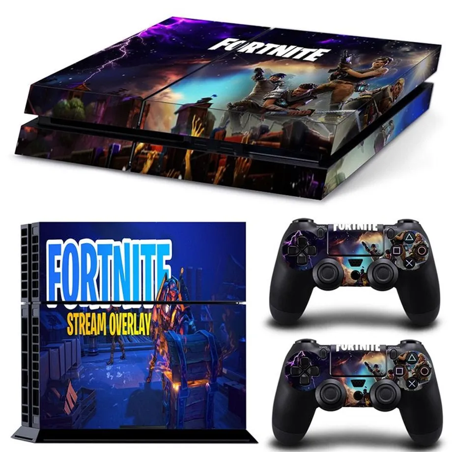 Ochranný samolepicí kryt na herní ovladače s potiskem Fortnite TN-PS4-8450