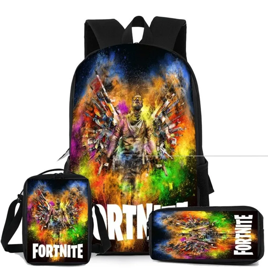 Sada dětských tašek s motivem počítačové hry Fortnite