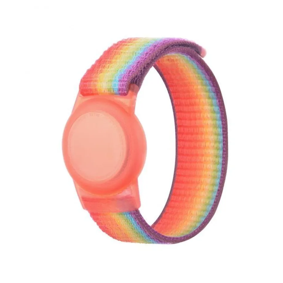 Dětský nylonový náramek pro AirTag Rainbow 170mm