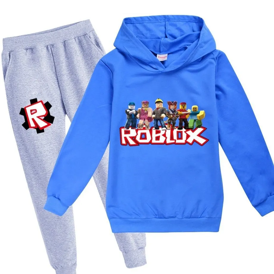 Dětská tepláková souprava Roblox Build b1-blue-gray 15-16-let