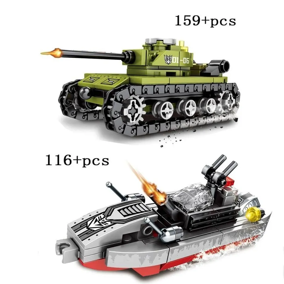 6v1 Mecha Bot Fleet Transformers (733ks)