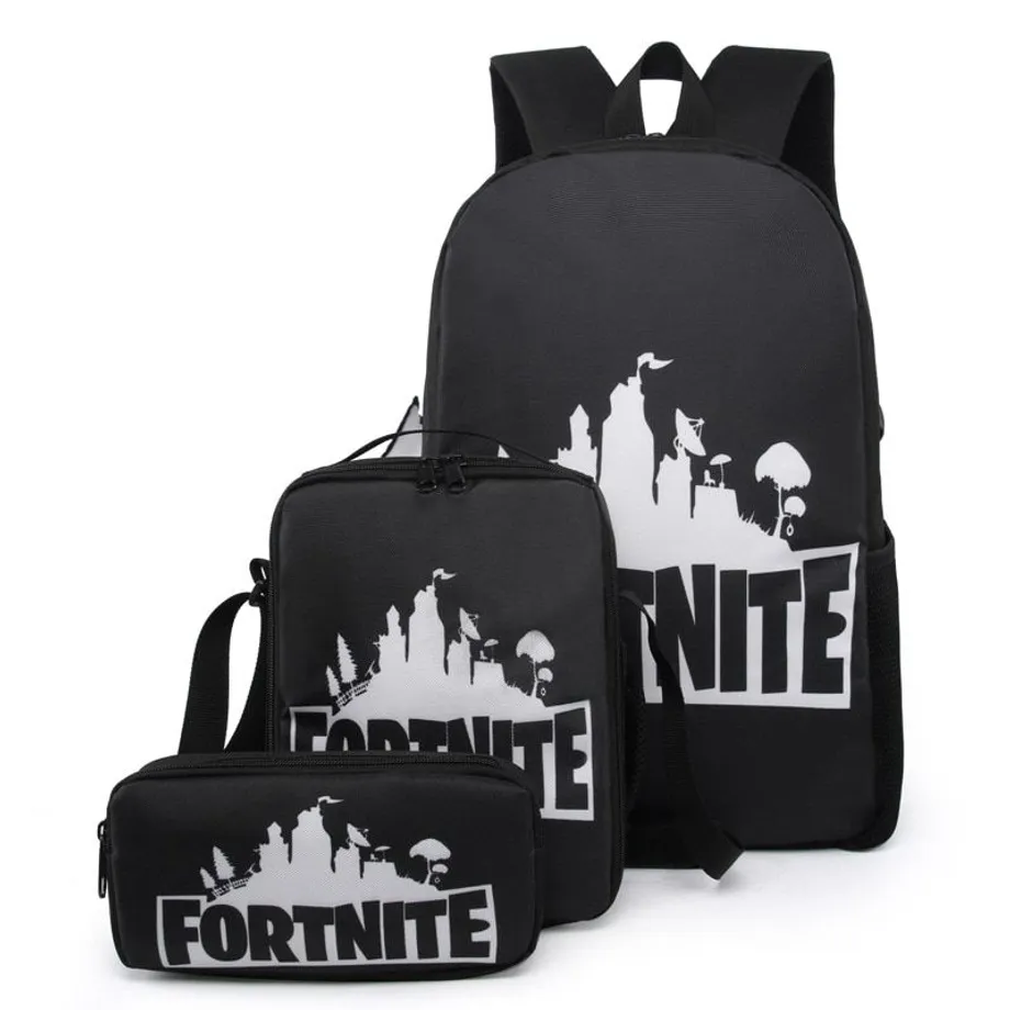 Sada dětských tašek s motivem počítačové hry Fortnite E