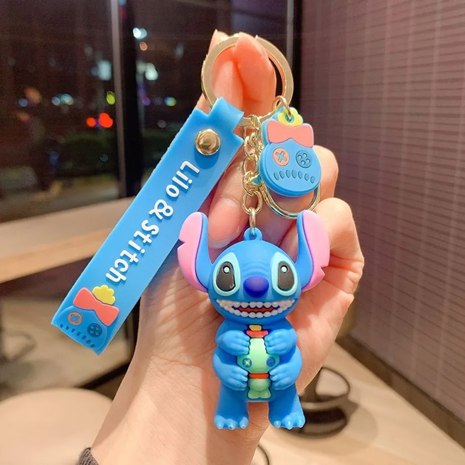 Roztomilý silikonový přívěsek Stitch