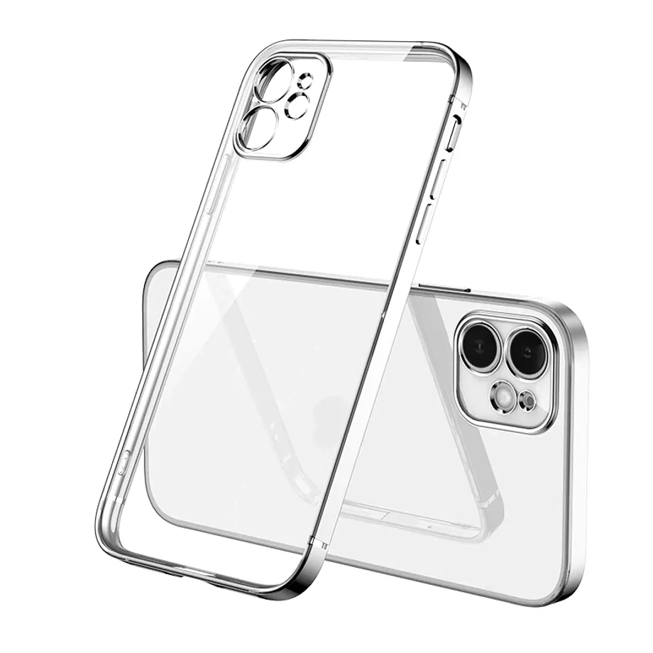 Luxusní silikonový kryt pro iPhone 11, 12, 13 Pro, Max Mini, X, XR 7, 8 Plus, SE 2020