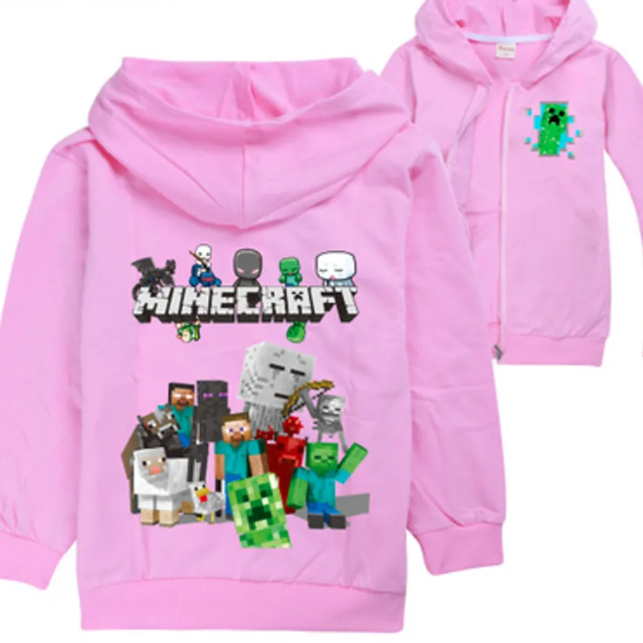 Minecraft mikina pro kluky i holky