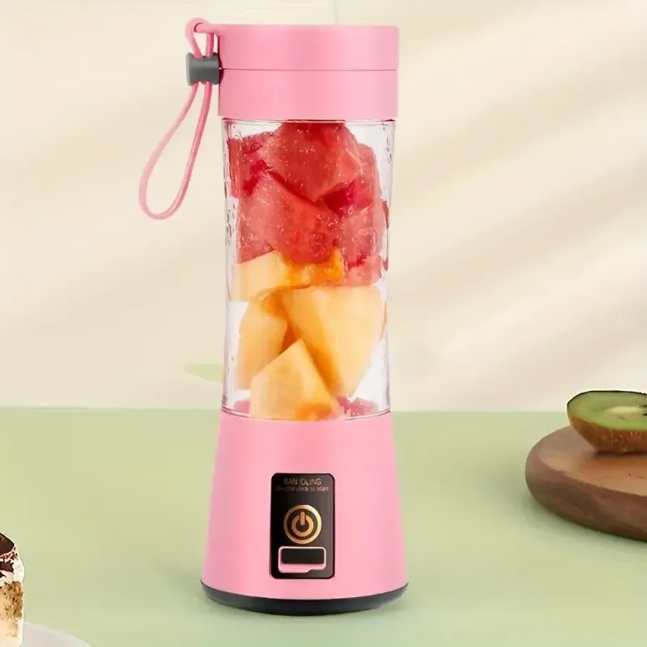 Prémiový elektrický USB blender na cesty - kapesní mixér na proteinové nápoje a smoothie