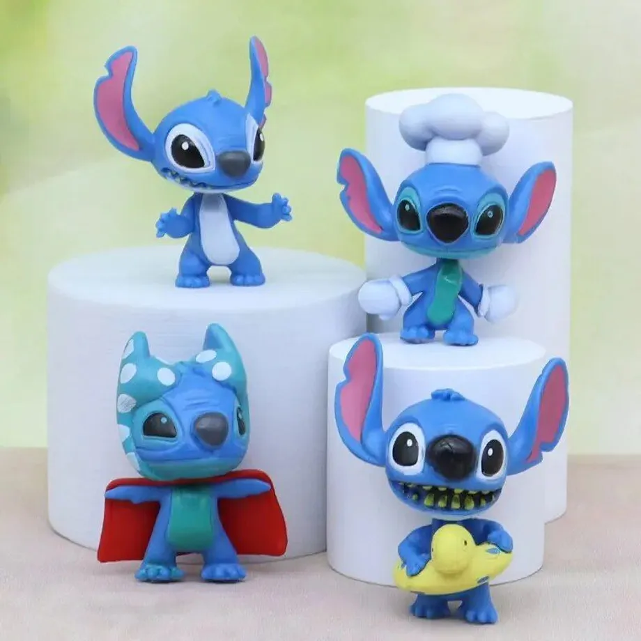 Dětská kreativní sada figurek oblíbené animované postavičky Stitch - 10 ks