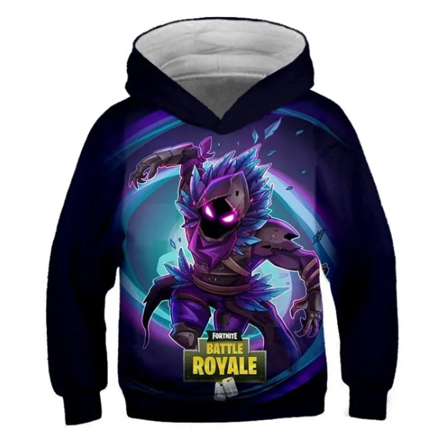 Krásná mikina s 3D potiskem počítačové hry Fortnite