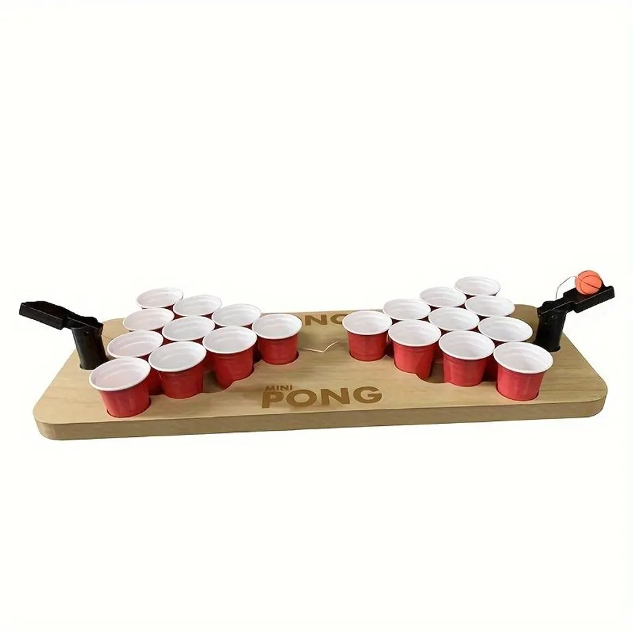 Sada Mini Drinking Pong, Drinking Pong Table Hry Na Pití, PP Plastový Kelímek Pro Párty Hru