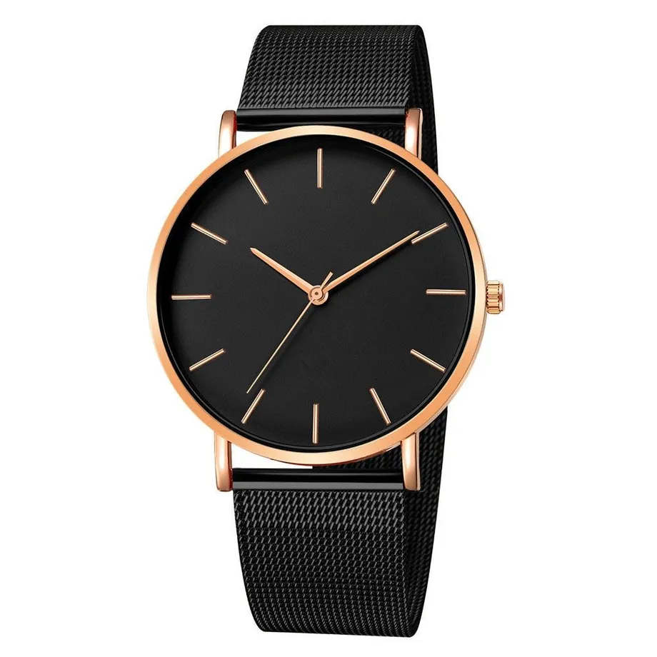 Dámské hodinky Stainless 11-RoseGold-Black