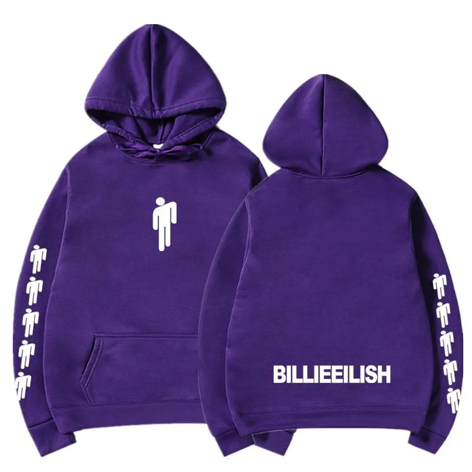 Unisex mikina Billie Eilish purple-83 s