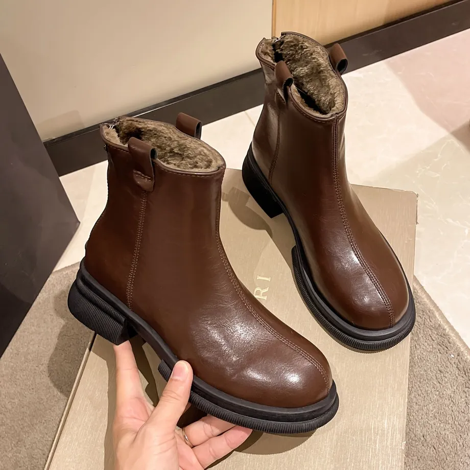 Dámské zimní chelsea boots s kožíškem - teplé a stylové