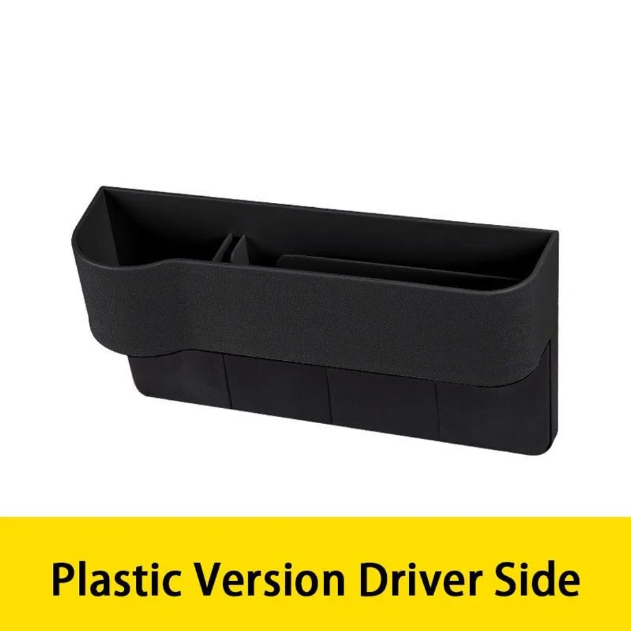 Boční organizér sedadla Držák pohárku pro auta Kožené multifunkční auto Seat Gap Filler Storage Box Seat Pocket Stowing Tidying