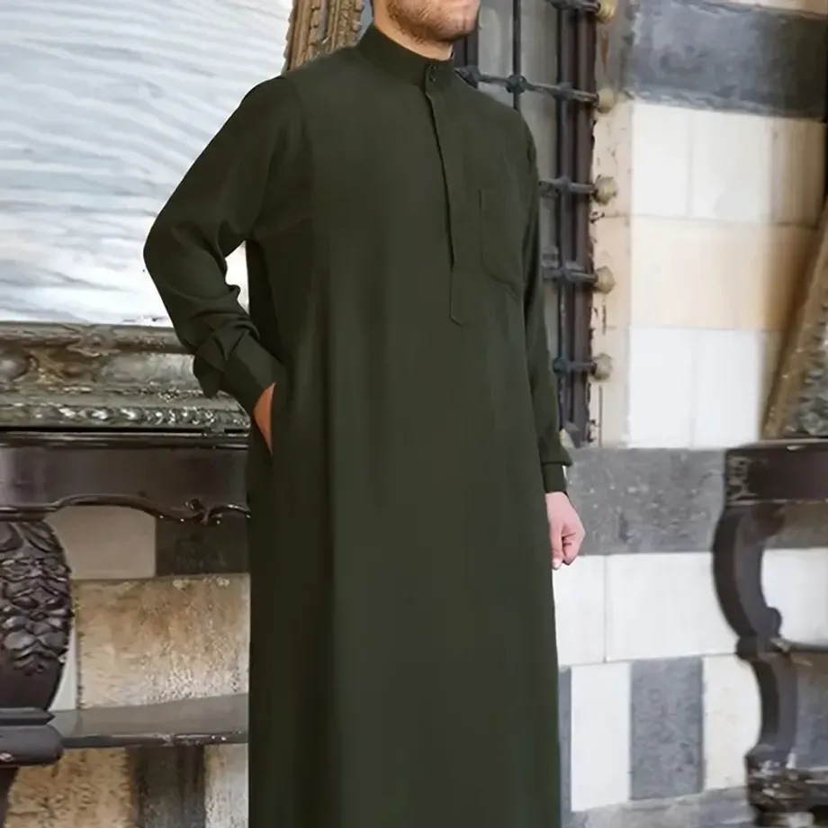 Pánský dlouhý tradiční arabský kaftan