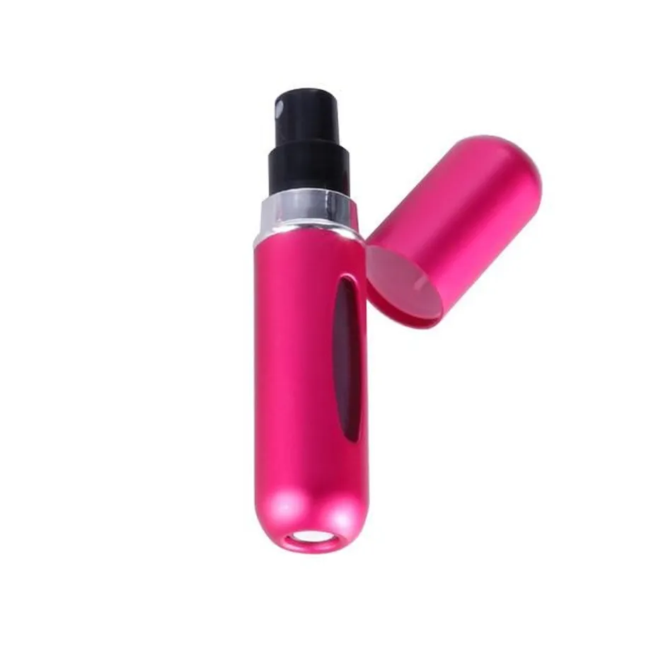 Mini lahvička na parfém 5 ml matte hot pink