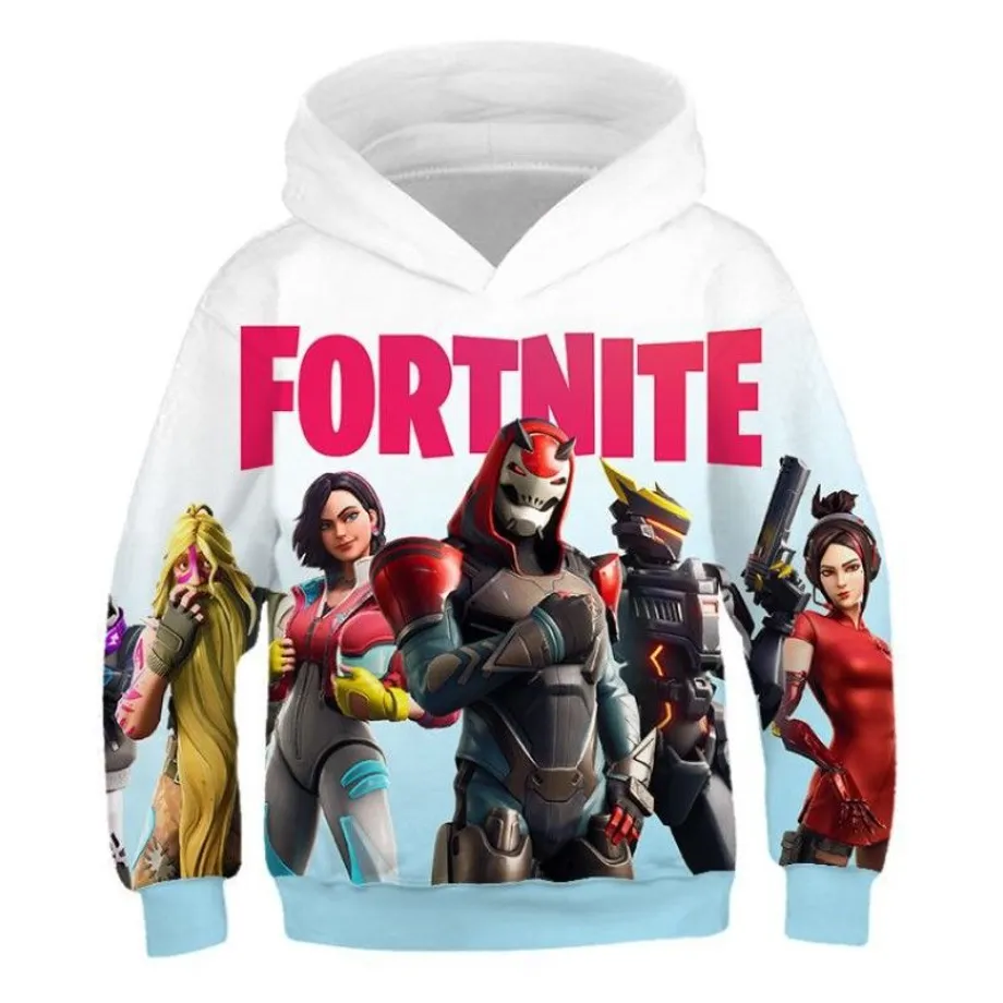 Krásná mikina s 3D potiskem počítačové hry Fortnite