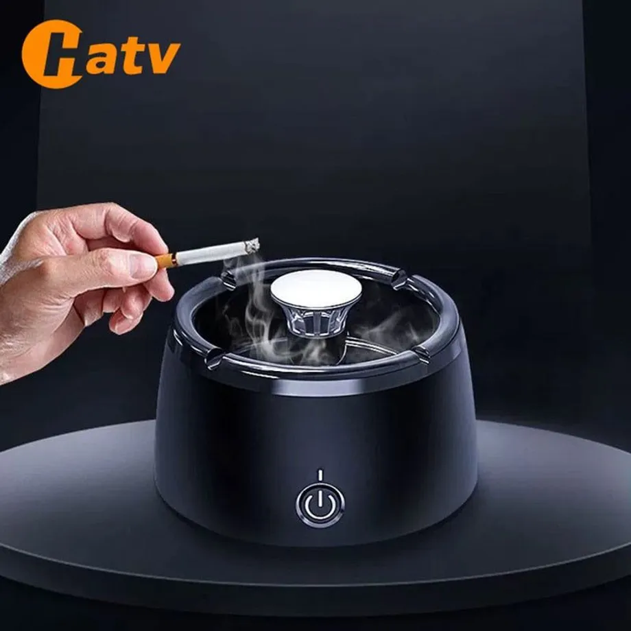 HATV Popelník Čistička vzduchu Smart Portable Smoke Removal Ashtrays USB Charging 2000mAh Home Secondhand Smoke Air Filter Purifier