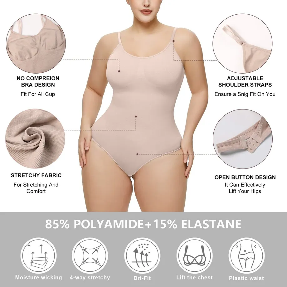 Dámské elastické bezešvé tvarovací body