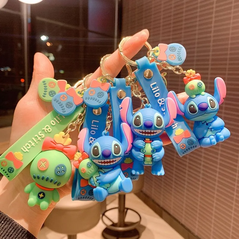 Roztomilý silikonový přívěsek Stitch