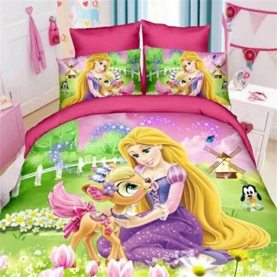 Ložní prádlo Disney princess-5 full4pcswith-sheet