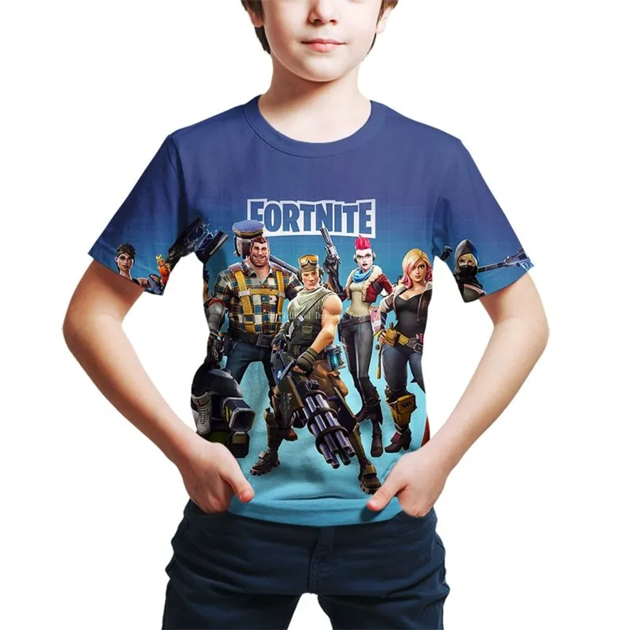 Krásné dětské Fortnite tričko v různých barvách