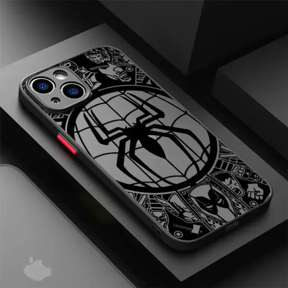 Silikonový kryt s obrázky oblíbeného hrdiny Spider-man na telefony iPhone