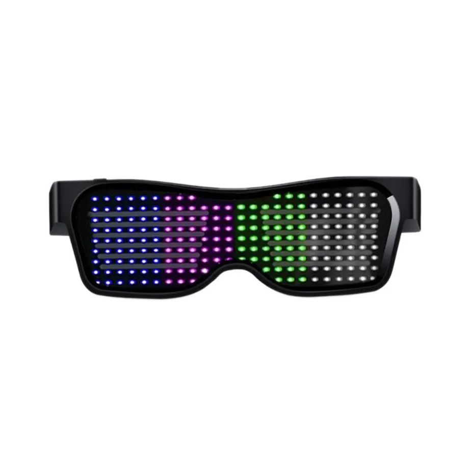 Magické LED party světelné Bluetooth brýle