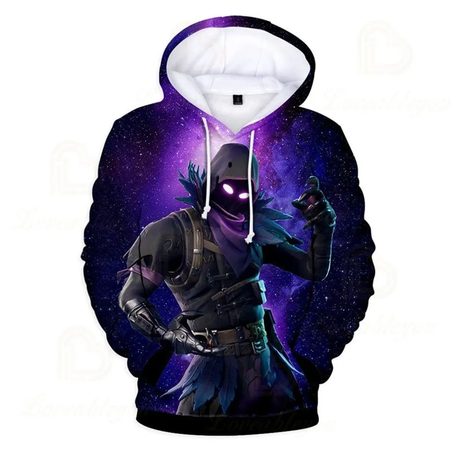 Unisex trendy mikina s potiskem Fortnite