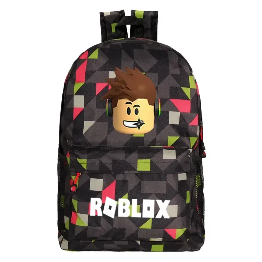 Dětský barevný školní batoh v různých provedeních s motivy hry Roblox