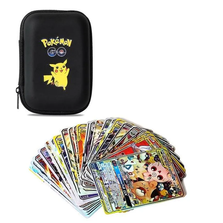 Pokémon úložný box na kartičky + 10 ks kartiček