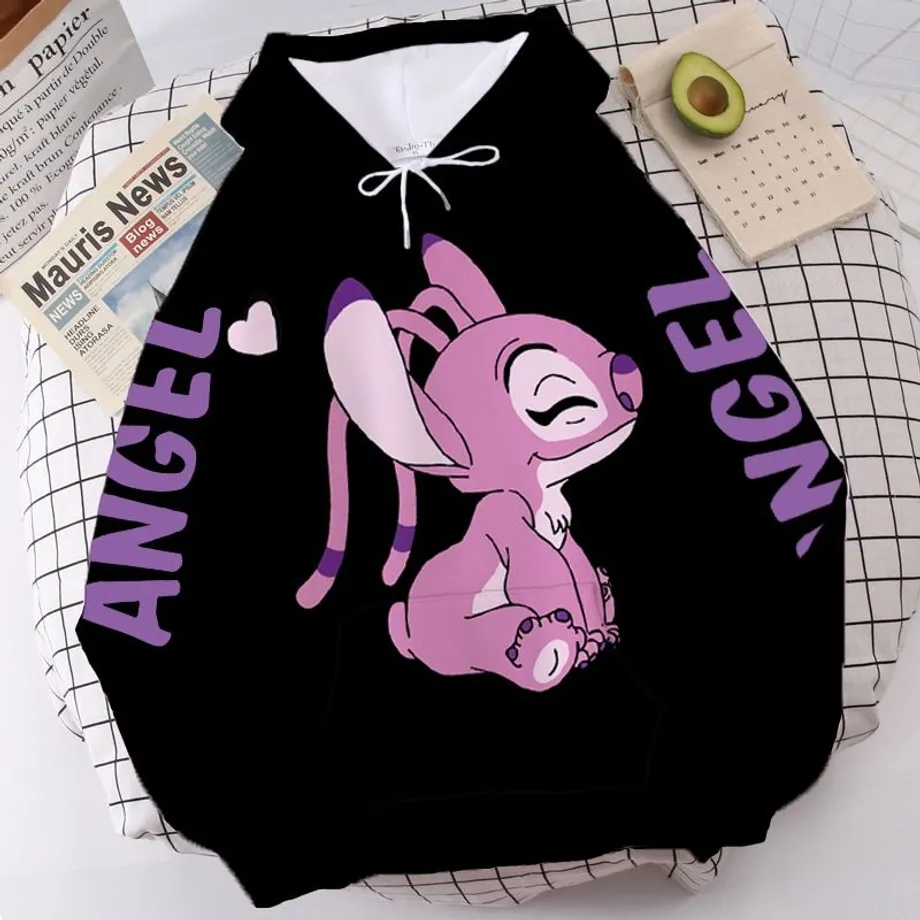 Trendy mikina v různých barvách s potiskem oblíbené Disney postavy Stitche Jullius